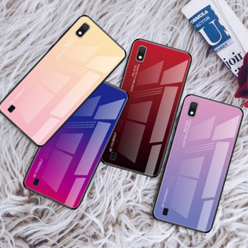 Kuori Samsung Galaxy A10 Vihreä Punainen Galvanoitu Väri