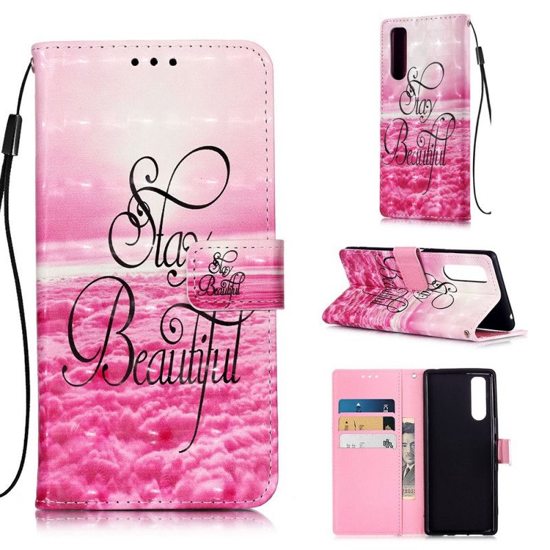 Flip Case Sony Xperia 5 Pysy Kauniina