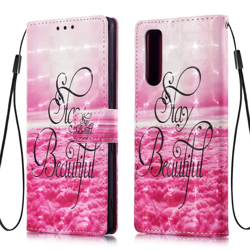 Flip Case Sony Xperia 5 Pysy Kauniina