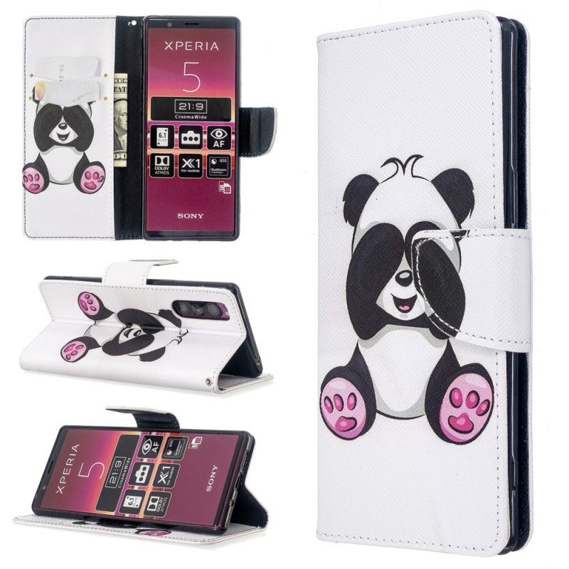 Kotelot Sony Xperia 5 Hauska Panda