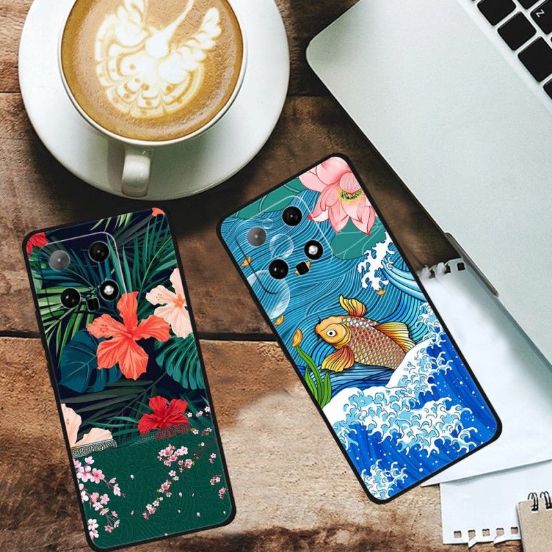 Case Xiaomi 14 Puhelinkuoret Phoenix Flower