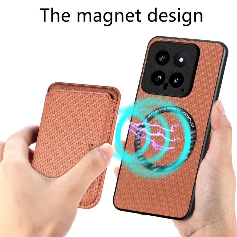 Puhelinkuoret Xiaomi 14 Magneettinen Irrotettava Korttiteline