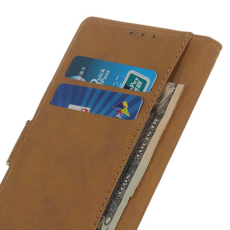 Flip Case Samsung Galaxy Note 10 Lite Oranssi Valkoinen Kukkiva Puu