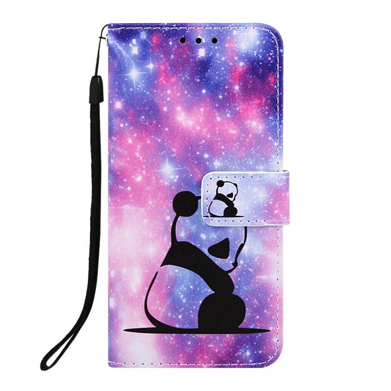 Flip Case Samsung Galaxy A10e Galaksin Panda