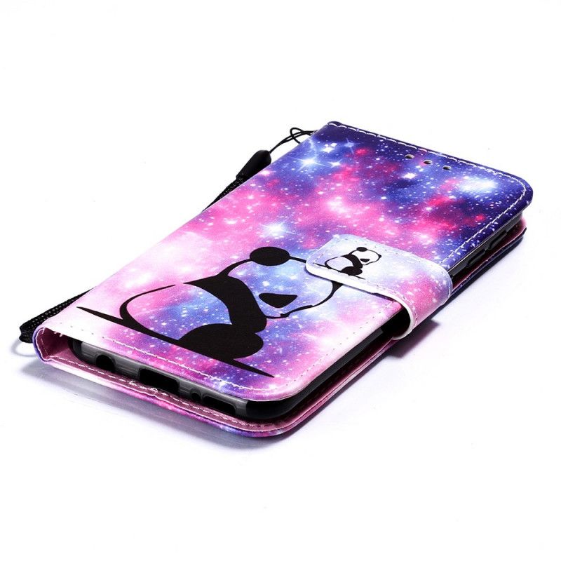 Flip Case Samsung Galaxy A10e Galaksin Panda