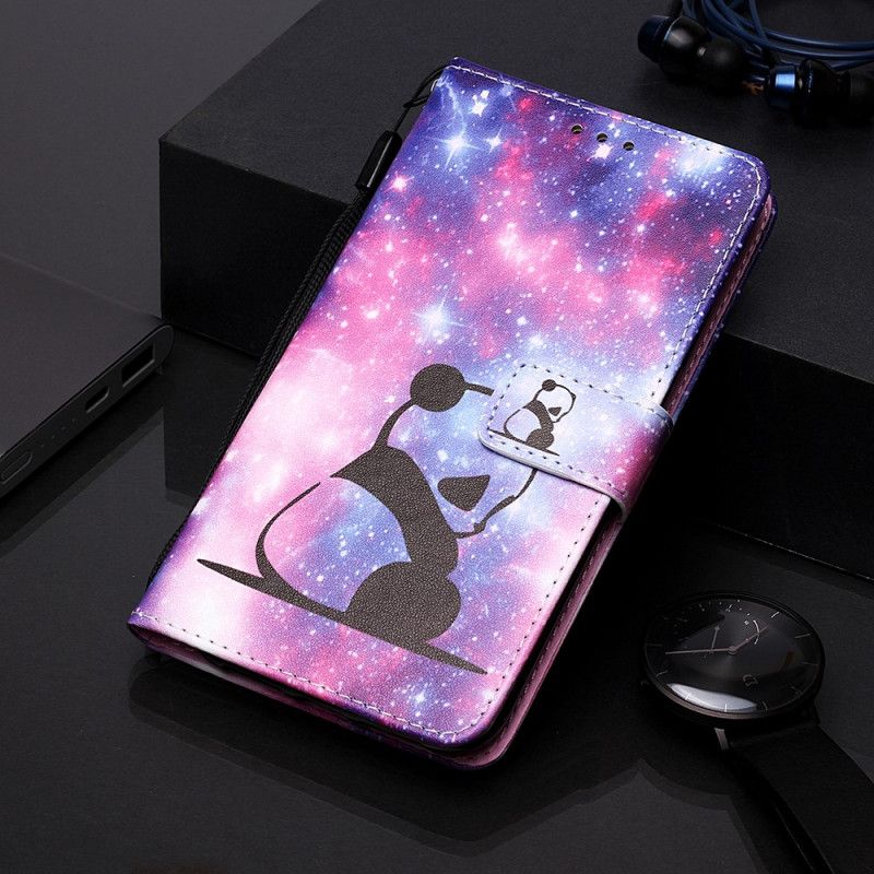 Flip Case Samsung Galaxy A10e Galaksin Panda