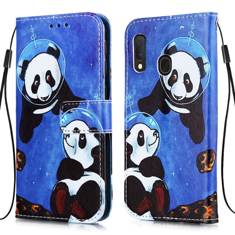 Flip Case Samsung Galaxy A10e Pandakosmonautit