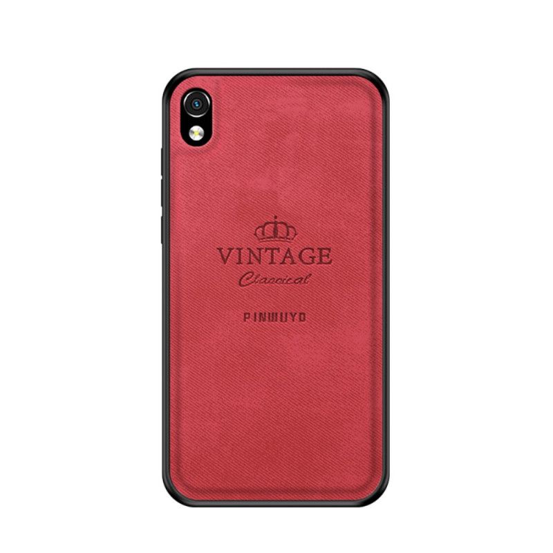 Case Kuoret Xiaomi Redmi 7A Harmaa Musta Puhelinkuoret Kunniallinen Vintage Pinwuyo