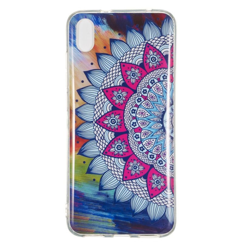 Case Kuoret Xiaomi Redmi 7A Puhelinkuoret Fluoresoiva Värillinen Mandala