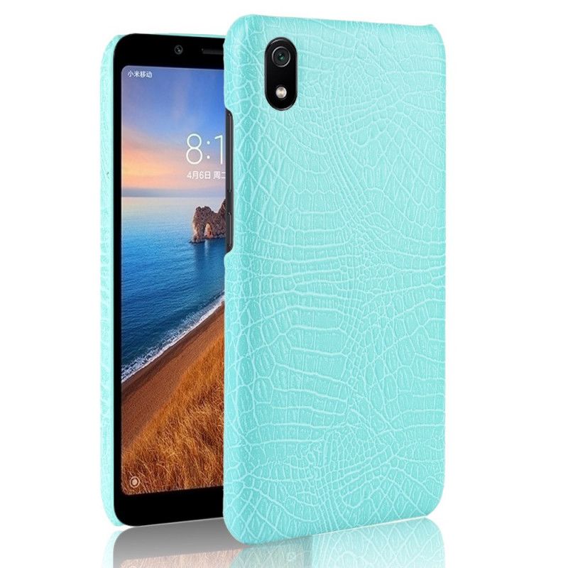 Case Kuoret Xiaomi Redmi 7A Tummansininen Musta Puhelinkuoret Krokotiilin Ihon Tyyli