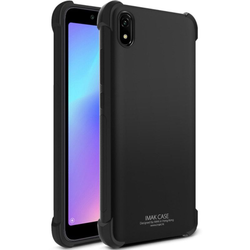 Kuori Xiaomi Redmi 7A Harmaa Musta Imak-Näytön Kalvolla Suojakuori