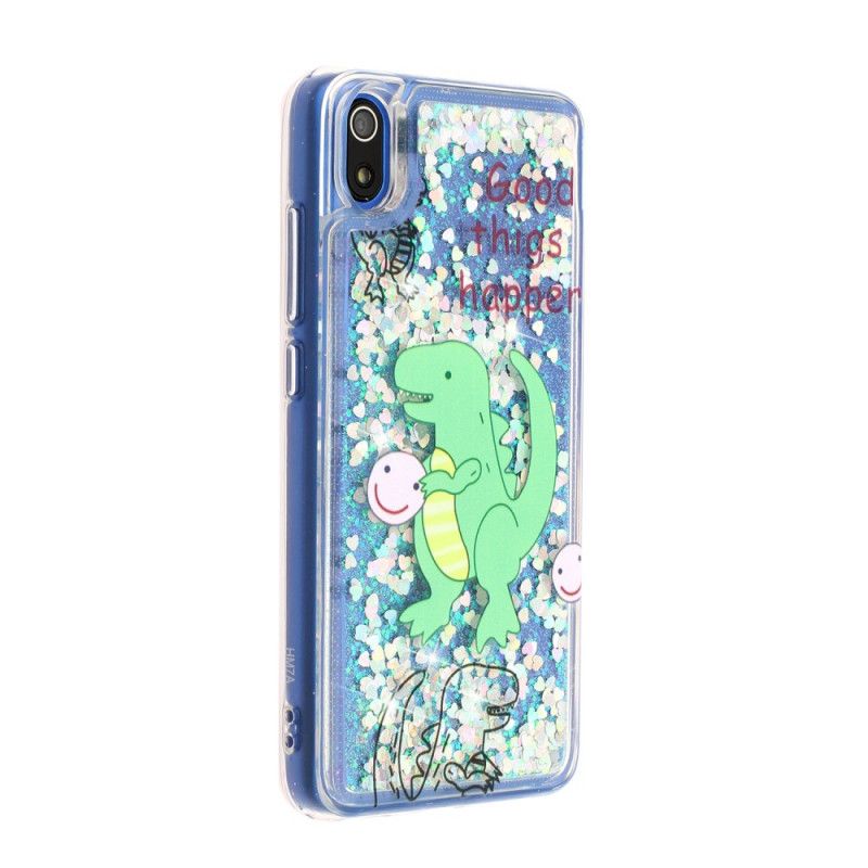 Kuori Xiaomi Redmi 7A Kimalteleva Dinosaurus Suojakuori