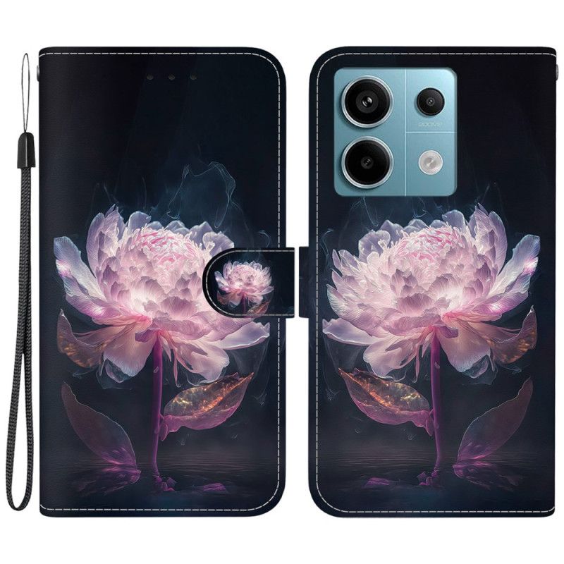 Kuoret Xiaomi Redmi Note 13 Pro 5g Violetti Pioni Hihnalla