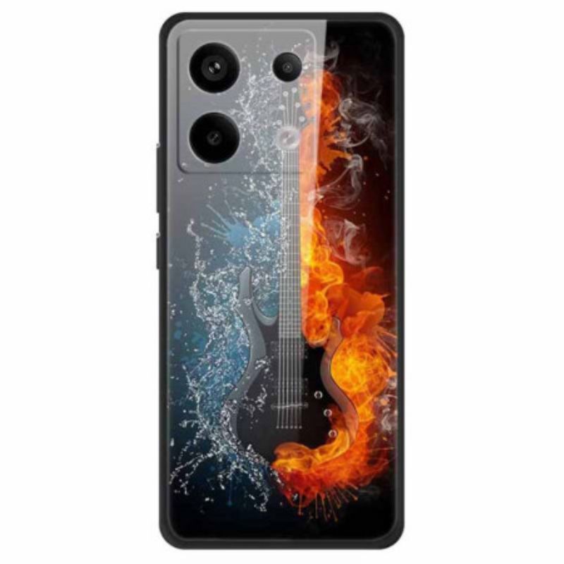 Kuori Xiaomi Redmi Note 13 Pro 5g Jään Ja Tulen Karkaistu Lasikitara Suojakuori