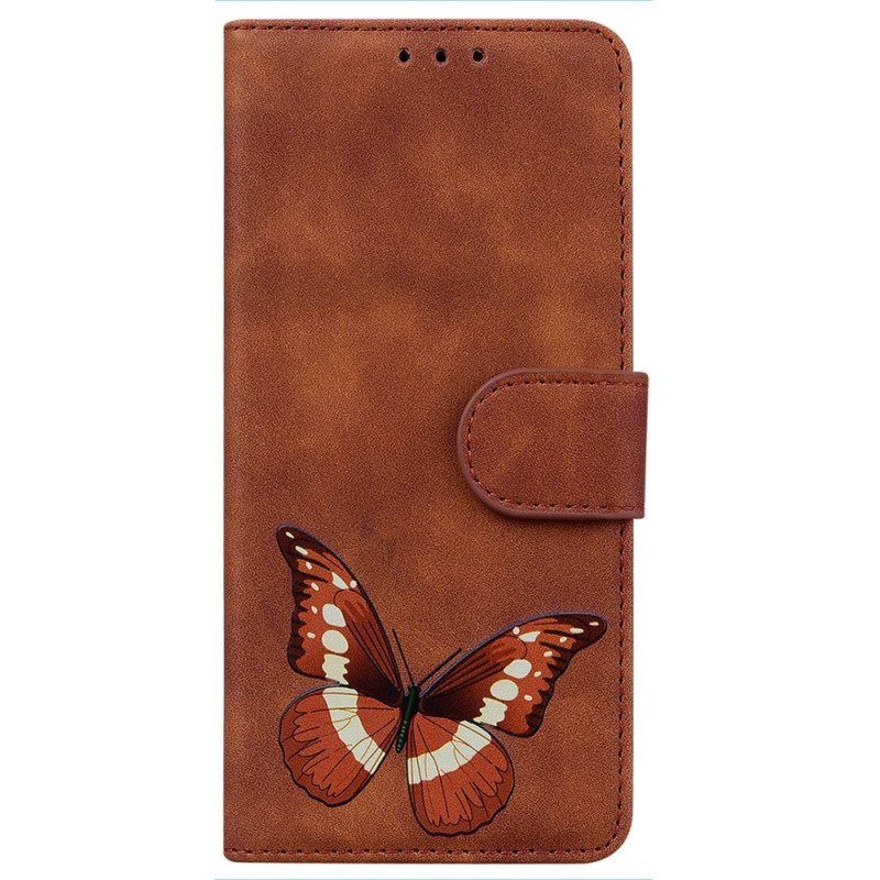 Nahkakotelo iPhone 14 Pro Butterfly Elegance