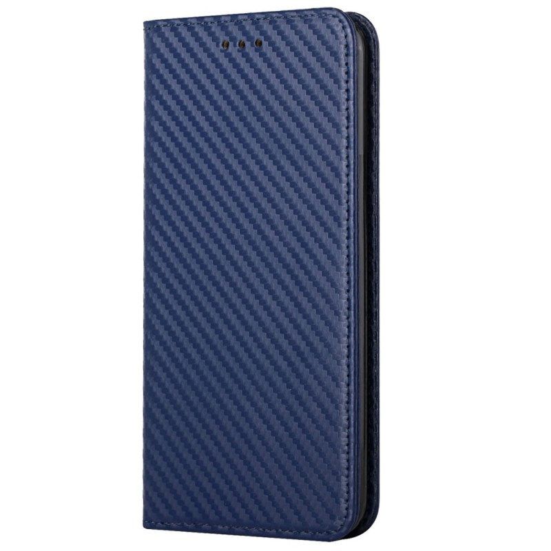 Puhelinkuoret iPhone 14 Pro Suojaketju Kuori Kotelot Flip Strappy Carbon Fiber Style