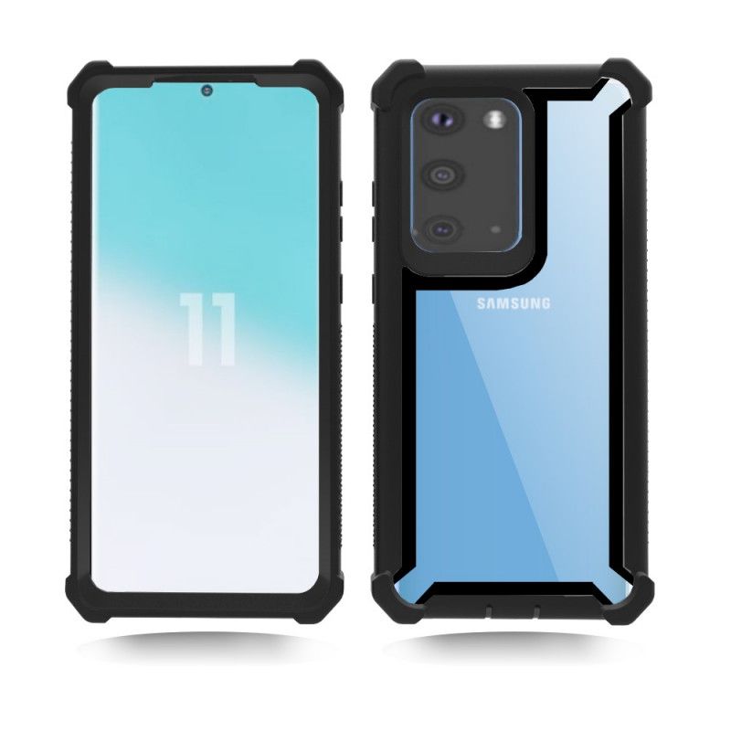 Case Kuoret Samsung Galaxy S20 Plus / S20 Plus 5G Harmaa Musta Puhelinkuoret Luistamaton Hybridi