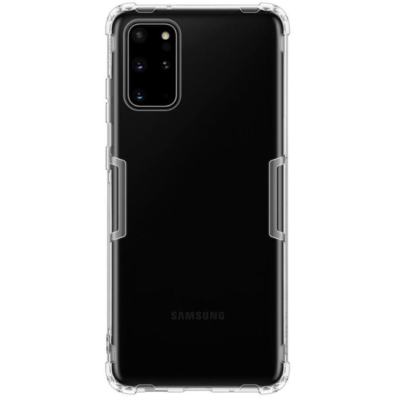 Case Kuoret Samsung Galaxy S20 Plus / S20 Plus 5G Harmaa Valkoinen Puhelinkuoret Luonnollinen Läpinäkyvä Nillkin