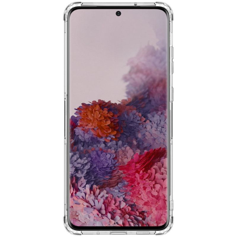 Case Kuoret Samsung Galaxy S20 Plus / S20 Plus 5G Harmaa Valkoinen Puhelinkuoret Luonnollinen Läpinäkyvä Nillkin