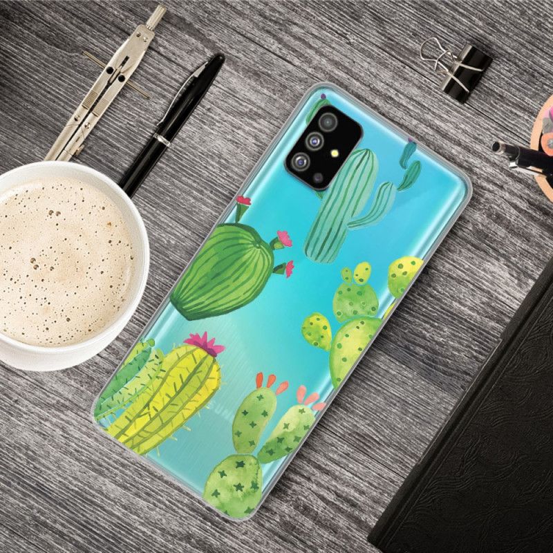 Case Kuoret Samsung Galaxy S20 Plus / S20 Plus 5G Puhelinkuoret Vesiväri Kaktus