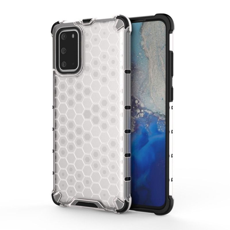 Case Kuoret Samsung Galaxy S20 Plus / S20 Plus 5G Valkoinen Musta Puhelinkuoret Hunajakennotyyli