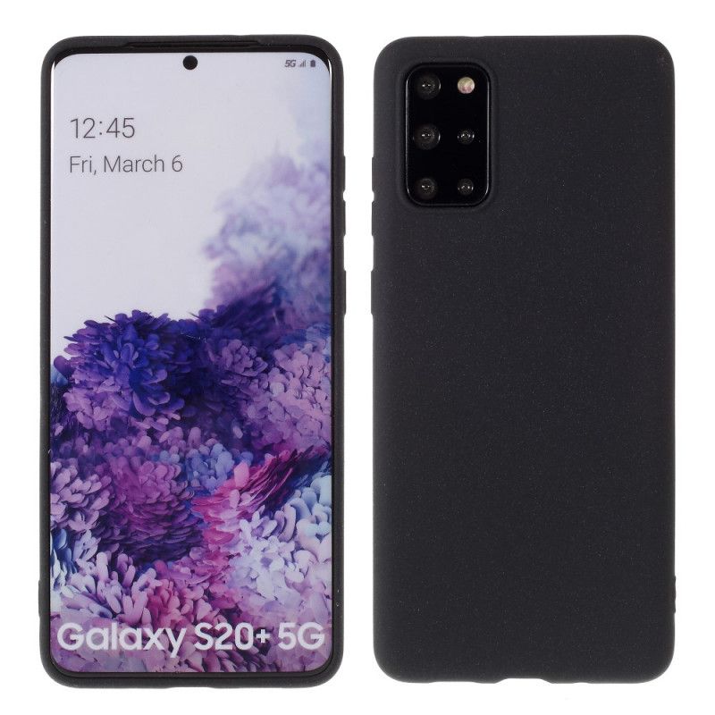 Kuori Samsung Galaxy S20 Plus / S20 Plus 5G Harmaa Musta Muhkea Tunne