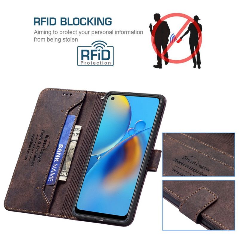 Flip Kotelot Oppo A74 4g Rfid Binfen Color