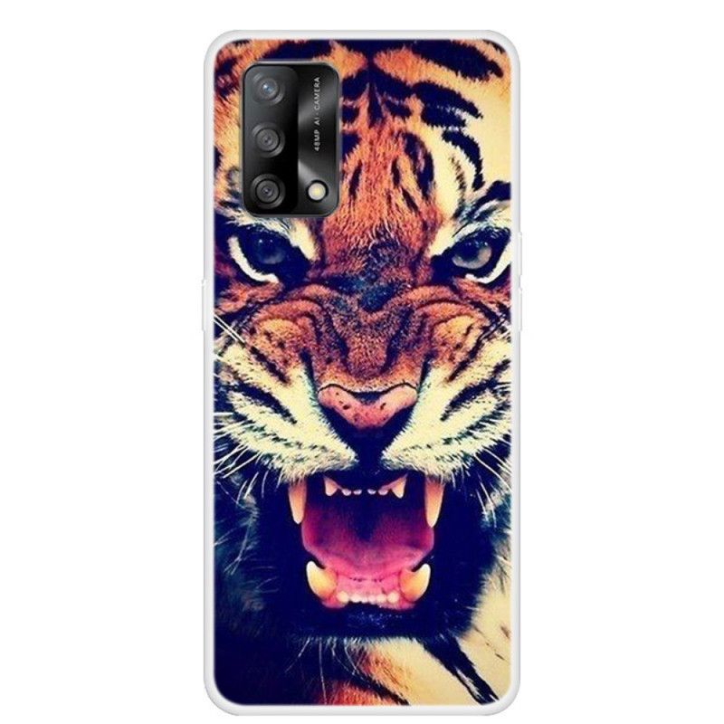 Kuori Case Oppo A74 4g Puhelinkuoret Front Tiger