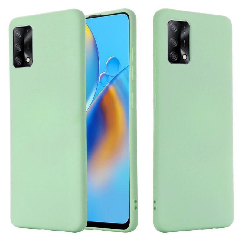 Kuori Oppo A74 4g Nestemäinen Silikoni Kaulanauhalla Suojakuori