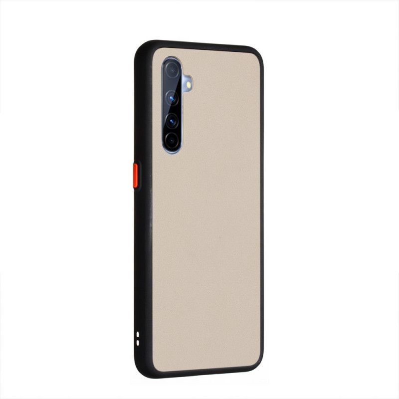 Case Kuoret Realme X50 Pro Valkoinen Musta Puhelinkuoret Hybridisilikonivanteen Muotoilu