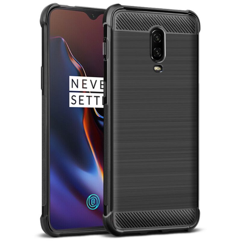 Case Kuoret OnePlus 6T Puhelinkuoret Imak Vega -Sarjan Harjattu Hiilikuitu