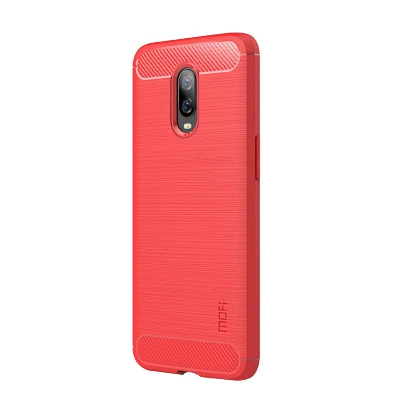 Kuori OnePlus 6T Harmaa Musta Mofi Harjattu Hiilikuitu