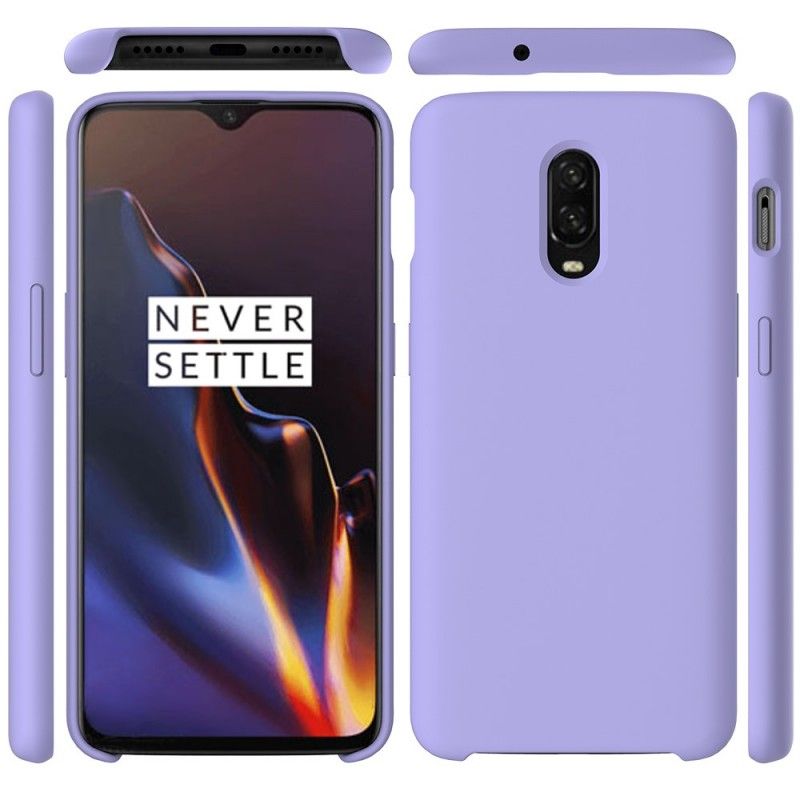 Kuori OnePlus 6T Keltainen Vaaleanpunainen Silikonineste