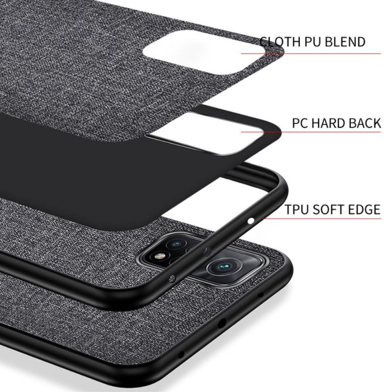 Case Kuoret Xiaomi Mi 10T / 10T Pro Harmaa Musta Puhelinkuoret Hybridikankaan Muotoilu