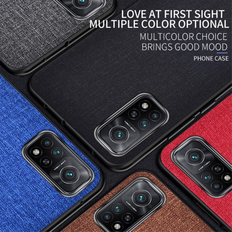 Case Kuoret Xiaomi Mi 10T / 10T Pro Harmaa Musta Puhelinkuoret Hybridikankaan Muotoilu