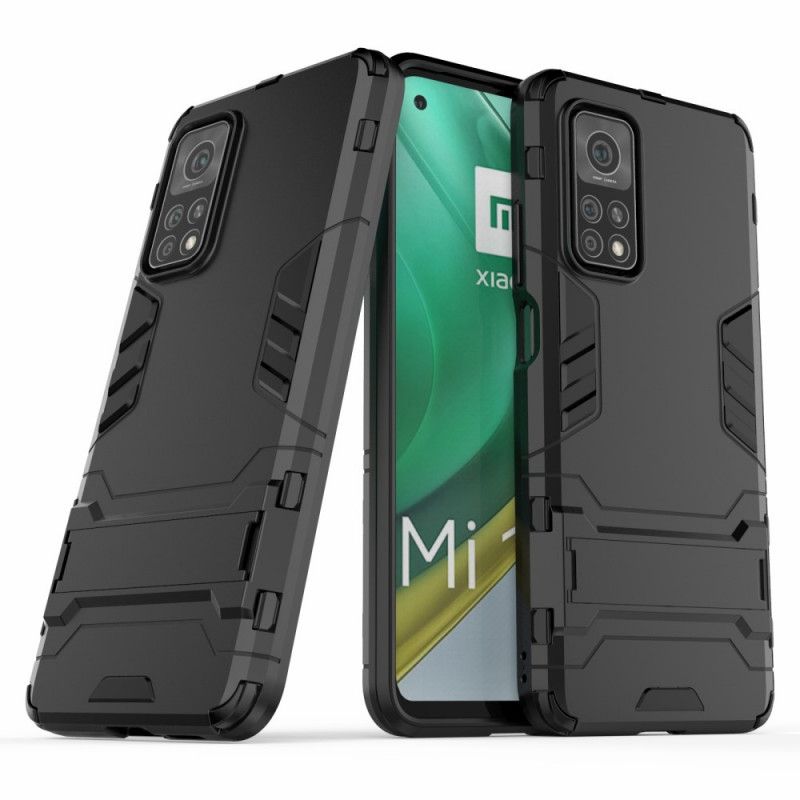 Case Kuoret Xiaomi Mi 10T / 10T Pro Punainen Musta Puhelinkuoret Erittäin Kestävä Kieli