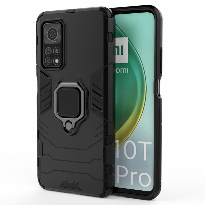 Case Kuoret Xiaomi Mi 10T / 10T Pro Punainen Musta Puhelinkuoret Kestävä Rengas