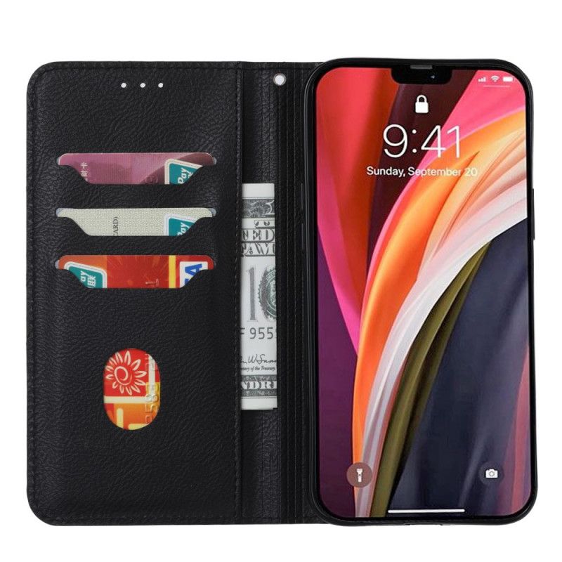 Flip Kotelot Xiaomi Mi 10T / 10T Pro Punainen Musta Etukortin Pidike