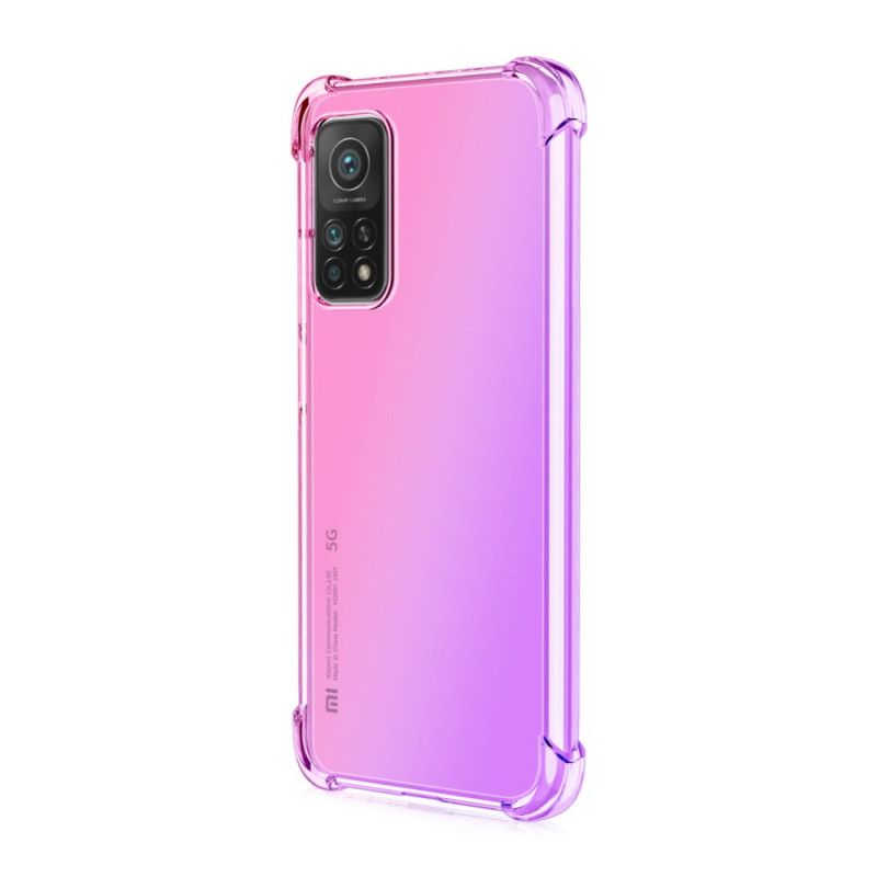 Kuori Xiaomi Mi 10T / 10T Pro Vaaleanpunainen Magenta Kaltevuuden Väri