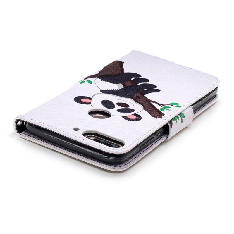 Flip Case Huawei Y7 2018 Laiska Panda