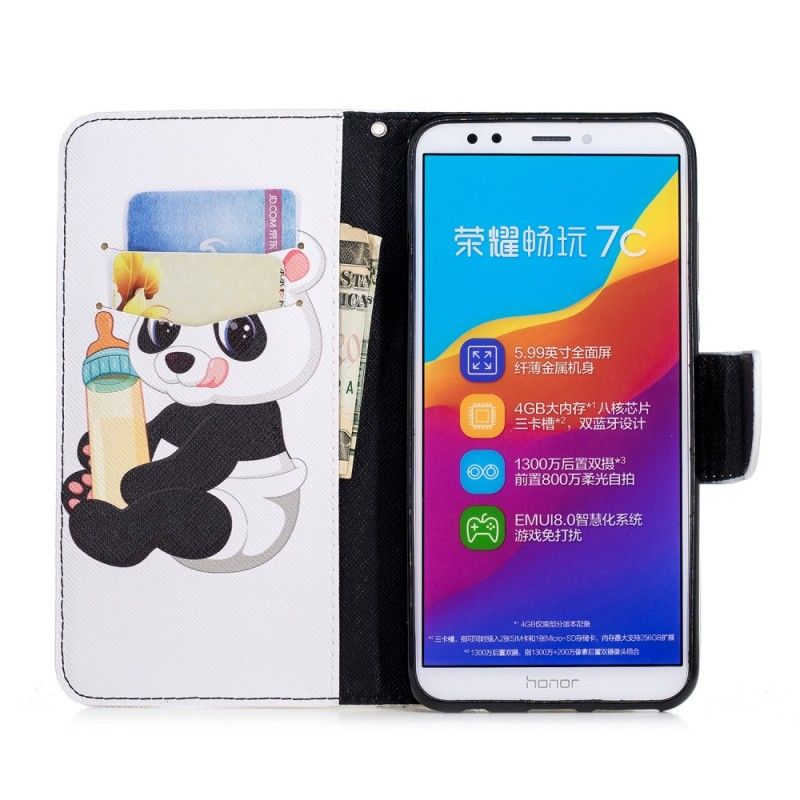 Kotelot Huawei Y7 2018 Vauvan Panda Suojakuori