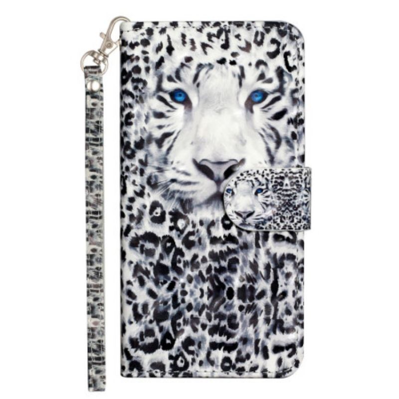 Kotelot iPhone 16 Plus Leopardipää Hihnalla