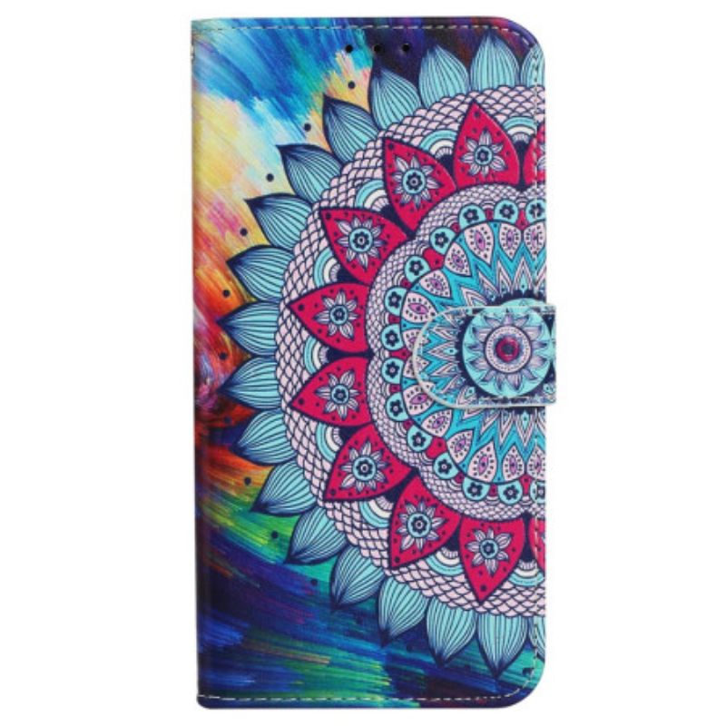 Kotelot iPhone 16 Plus Mandala-hihnakuvio