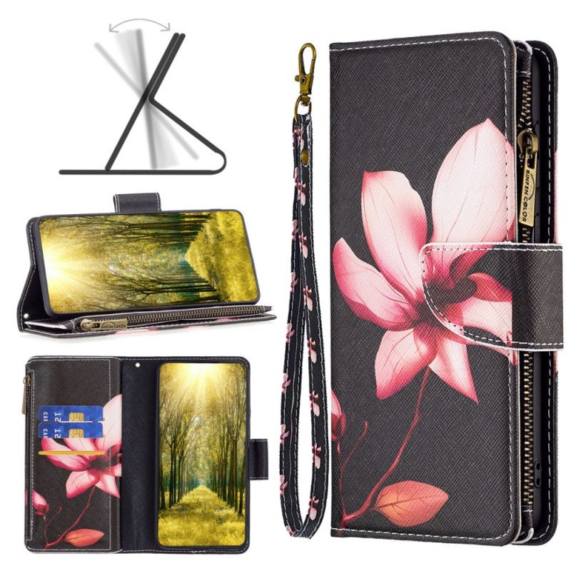 Kotelot iPhone 16 Plus Puhelinkuoret Lotus Strap -lompakko