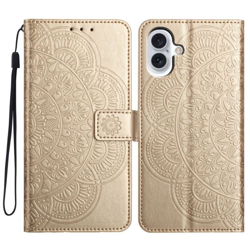 Kotelot iPhone 16 Plus Puhelinkuoret Mandala-hihnakuvio