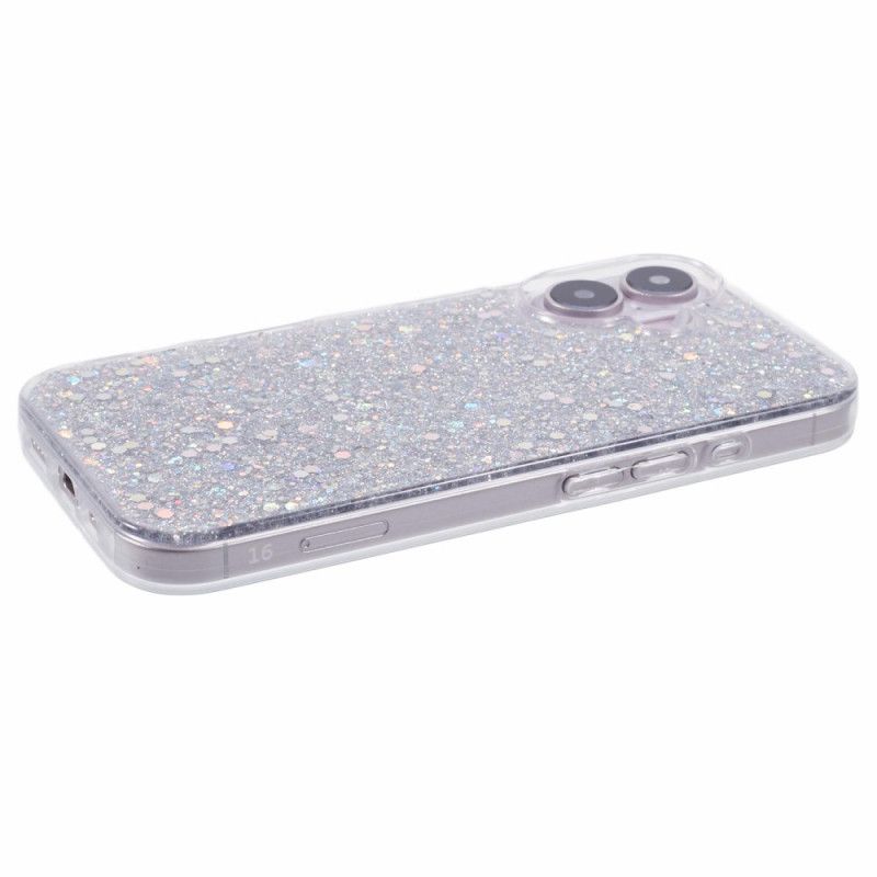 Kuori iPhone 16 Plus Glitteriä