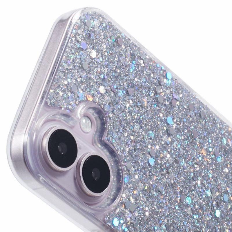 Kuori iPhone 16 Plus Glitteriä