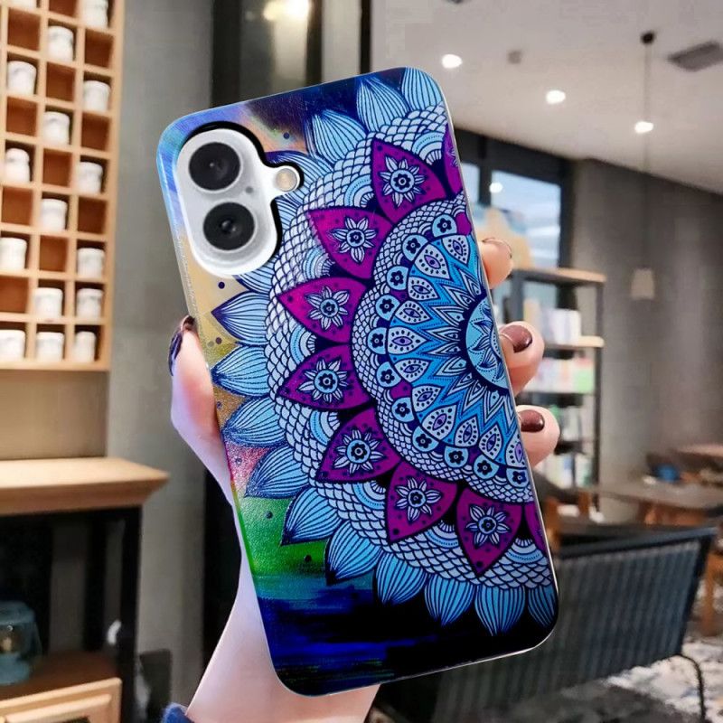 Kuori iPhone 16 Plus Mandala-kukka Suojakuori