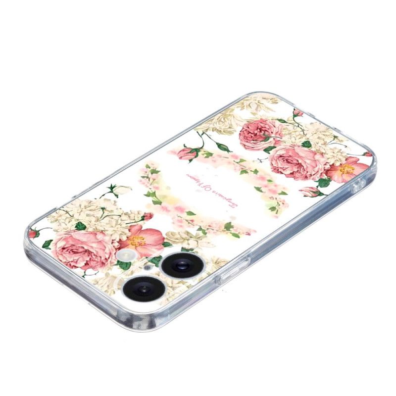 Kuori iPhone 16 Plus Vintage Ruusut