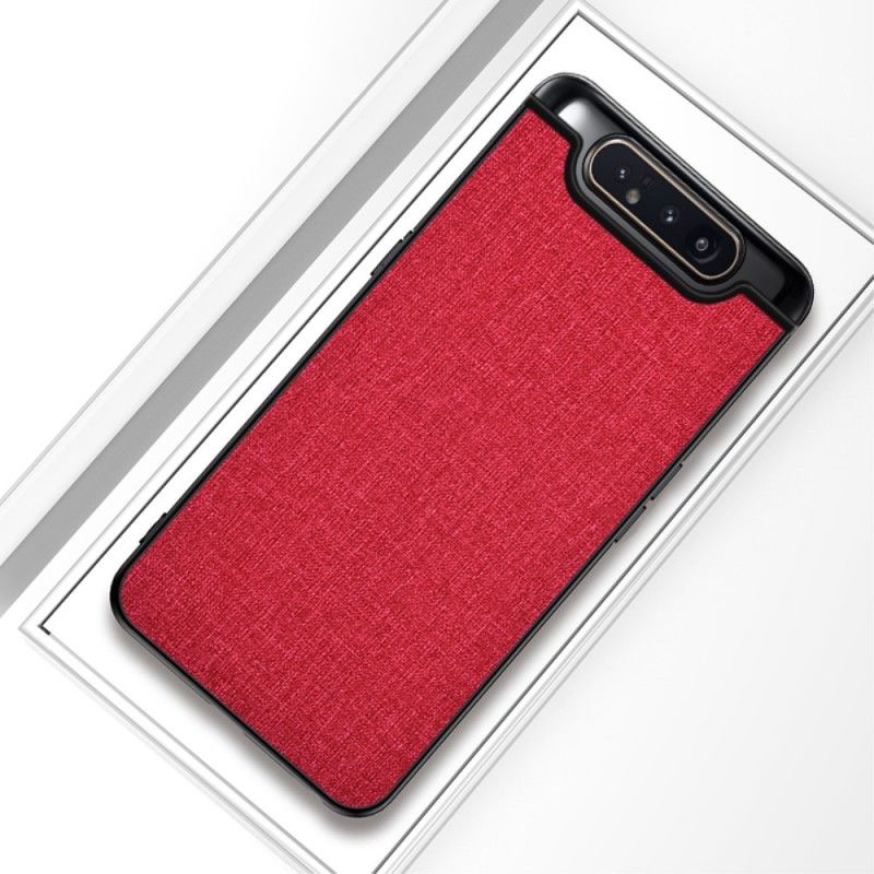 Case Kuoret Samsung Galaxy A80 / A90 Harmaa Musta Puhelinkuoret Kankaan Rakenne